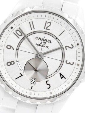 CHANEL J12 H3837 White Ceramic white Dial Automatic Boy's Watch_962952